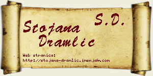 Stojana Dramlić vizit kartica